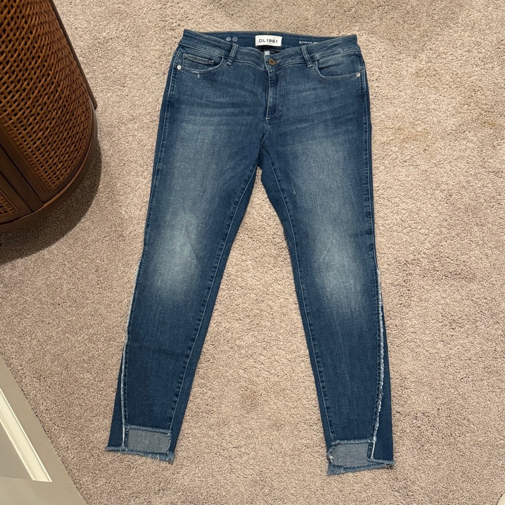 DL1961 Emma Dark Blue Skinny Jeans